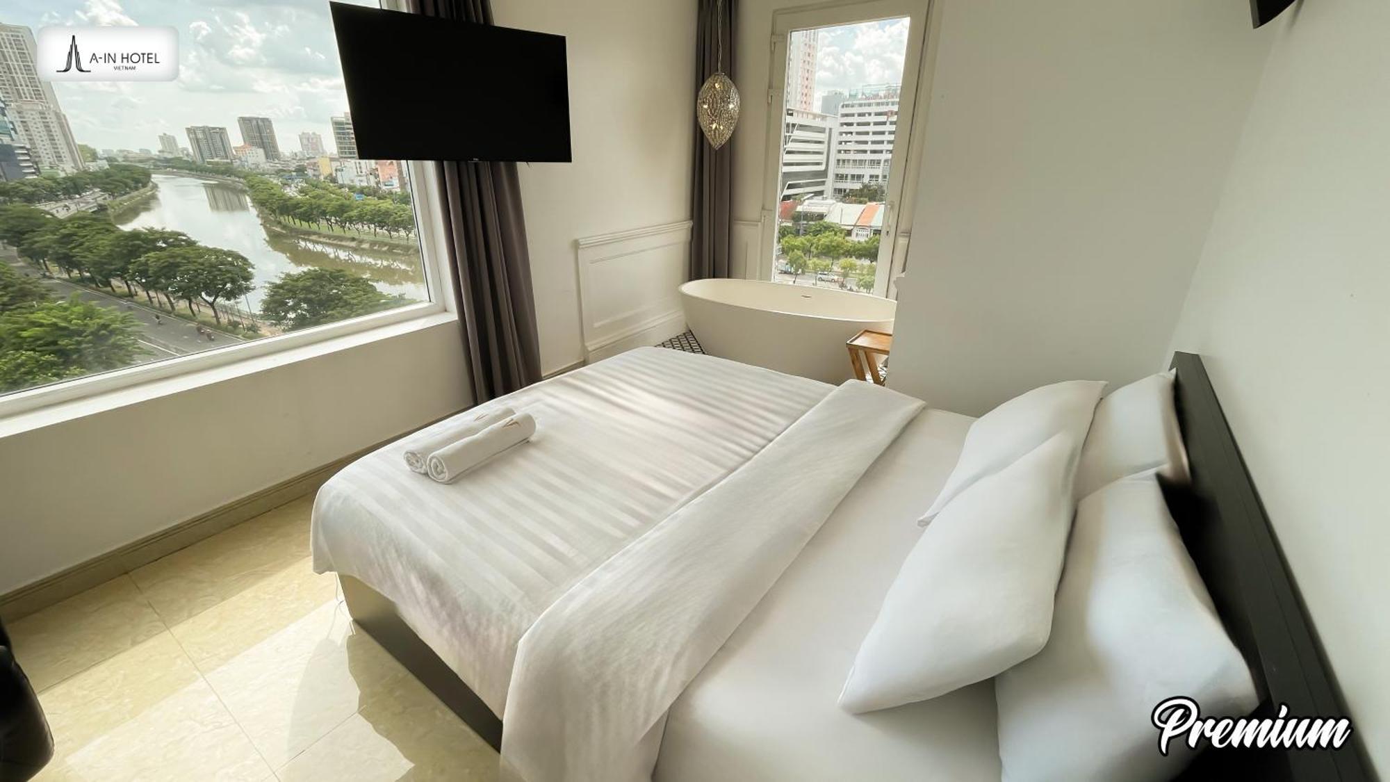 A In Hotel Riverside โฮจิมินห์ซิตี้ ภายนอก รูปภาพ