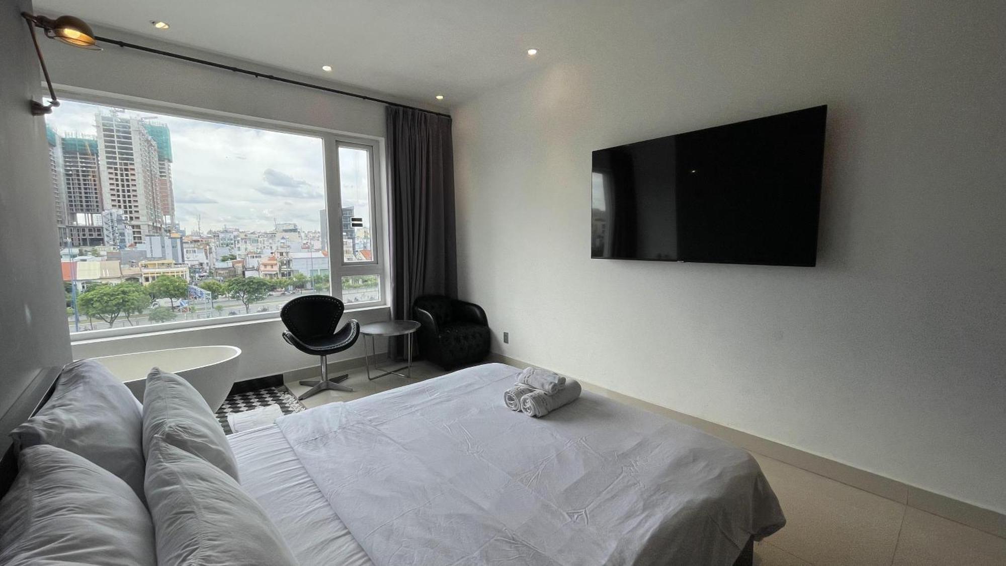 A In Hotel Riverside โฮจิมินห์ซิตี้ ภายนอก รูปภาพ