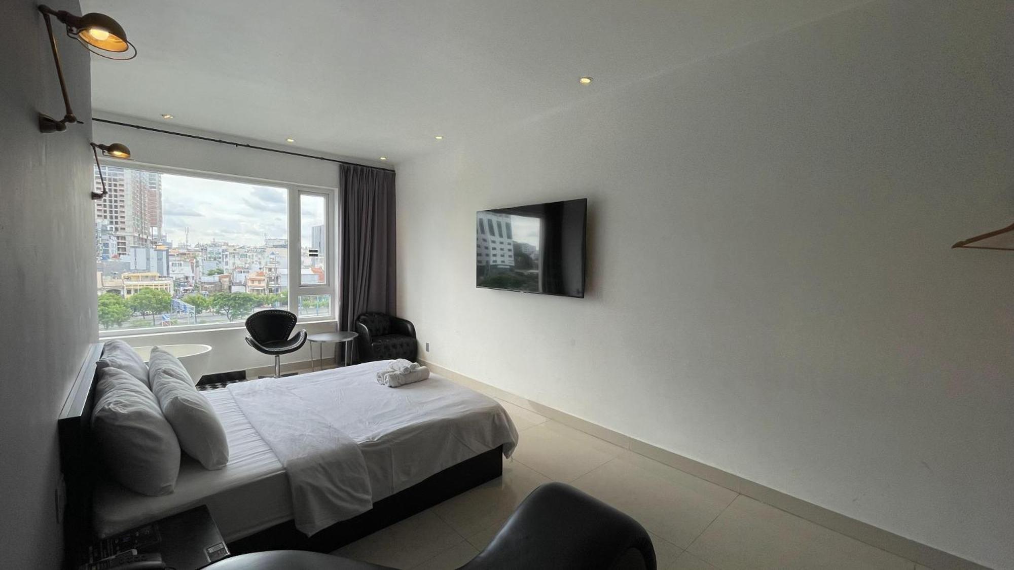 A In Hotel Riverside โฮจิมินห์ซิตี้ ภายนอก รูปภาพ
