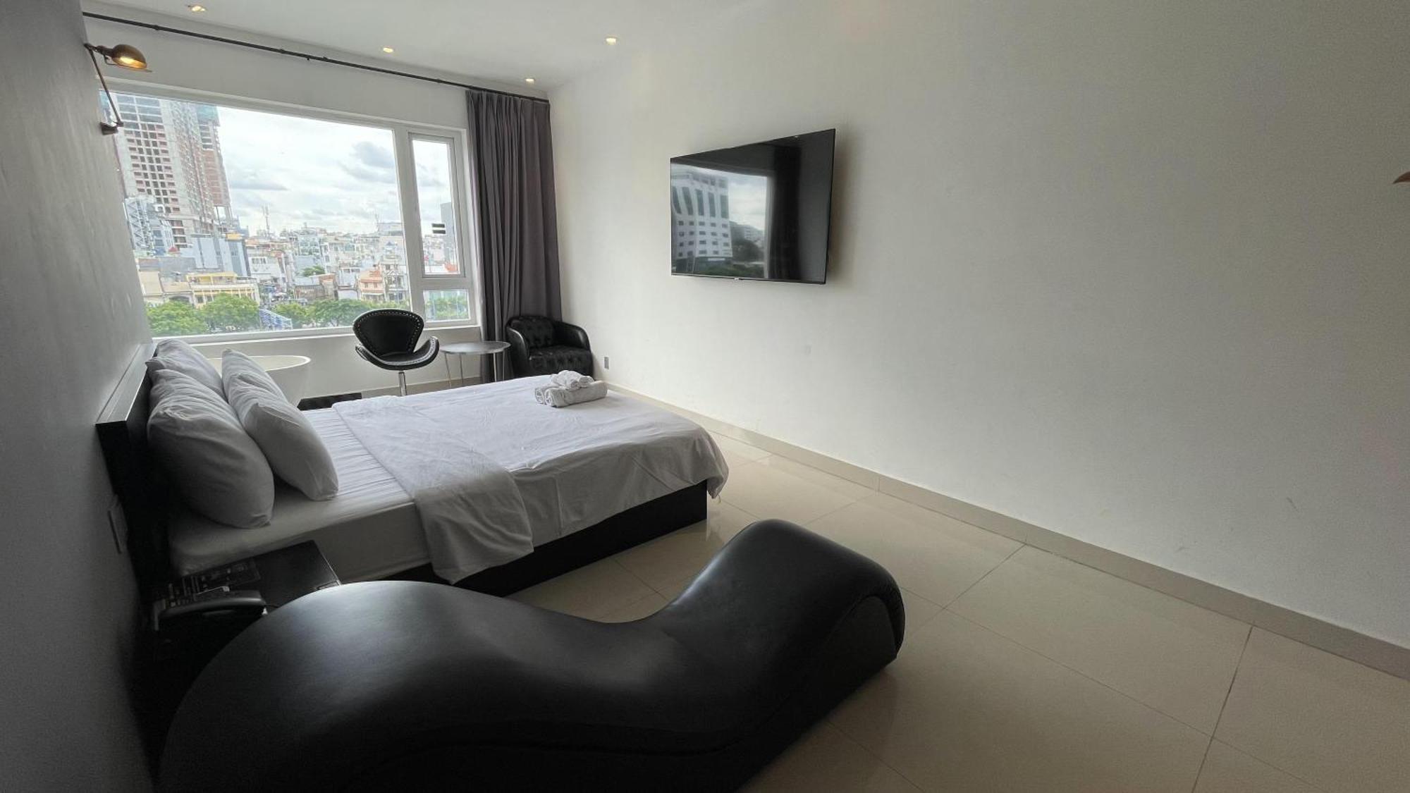 A In Hotel Riverside โฮจิมินห์ซิตี้ ภายนอก รูปภาพ
